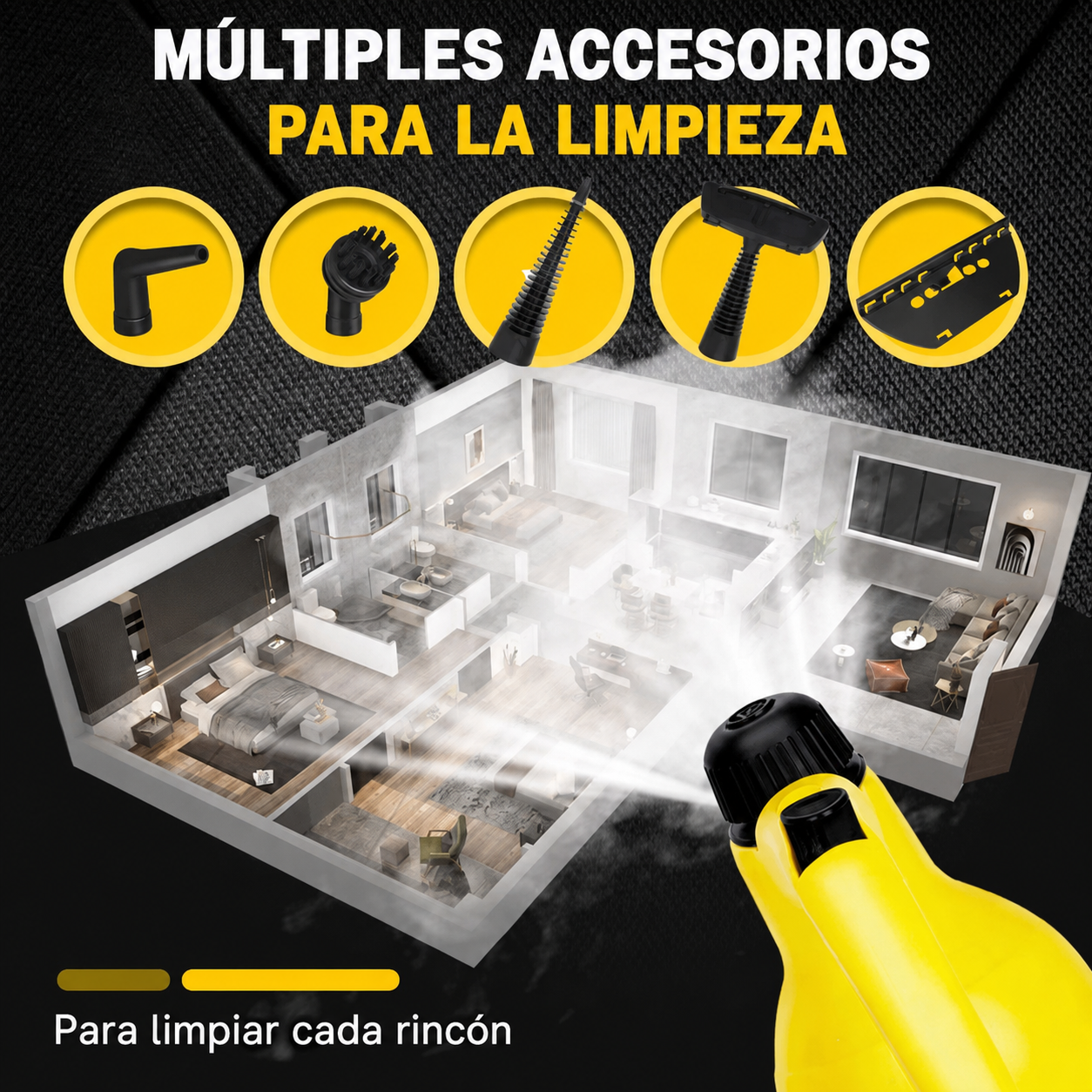 Limpiador A Vapor Hogar vaporflux™
